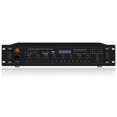 6 zonas USB / SD / FM / BT 100V PA Amps
