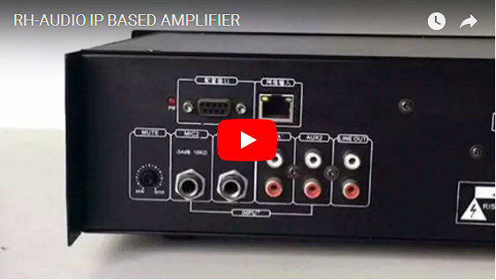 Amplificador Baseado em IP RH-AUDIO