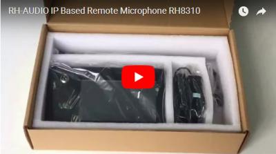 Microfone Remoto Baseado em IP RH-AUDIO RH8310