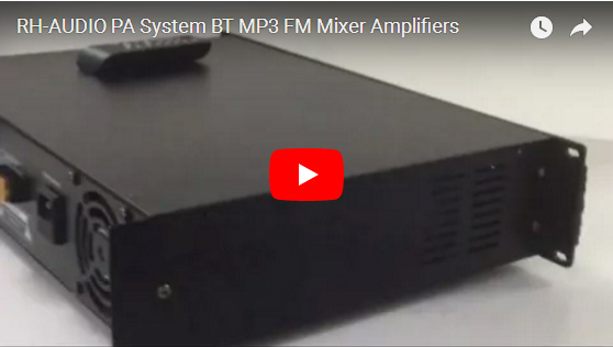 RH-AUDIO PA Sistema BT MP3 FM Mixer Amplificadores