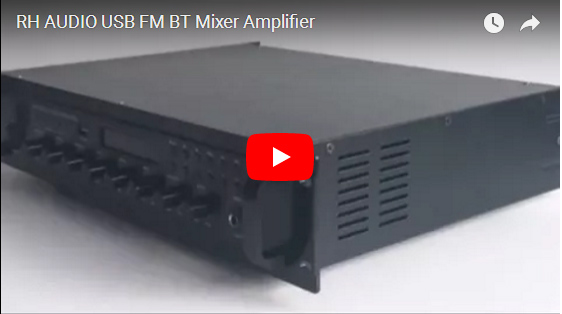 RH AUDIO USB FM BT Amplificador Mixer