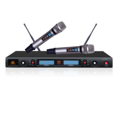 Microfone Sem Fio UHF de 2 Canais RH360U
