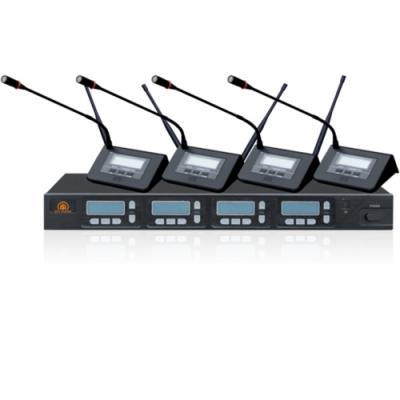 Microfone Sem Fio UHF de 4 Canais RH860U